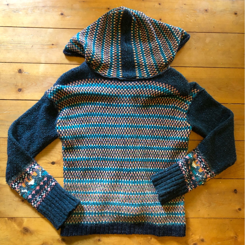 Wool blend sweater cardigan - Picture 2 of 4
